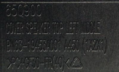KIT DE BOCINAS ( 6 PZ ) PARA TV SAMSUNG  / NUMERO DE PARTE BN96-53039E / BN63-19451A / BN9653039E / 53039E / 6Ω/10W / PC+GF30 V-0 / PANEL CY-BT065JLAV1H / DISPLAY BN96-54607A / BN9640607A / MODELO QN65QN900BFXZA AA01 / QN65QN900BFXZA AD02 - Imagen 3
